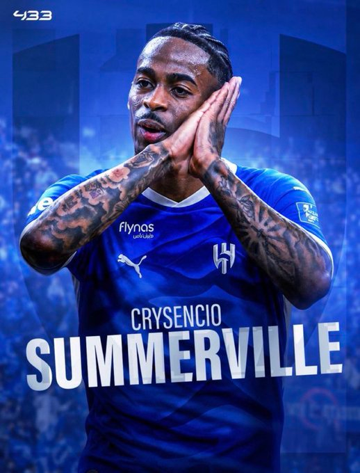 Al-Hilals_2026_signings_Crescencio_Summerville_1 رسمياً.. الهلال السعودي يحسم صفقة الهولندي سامرفيل مقابل 60 مليون إسترليني