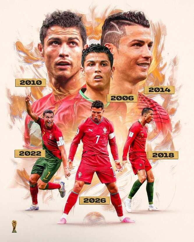 أرقام كريستيانو رونالدو القياسية في كأس العالم