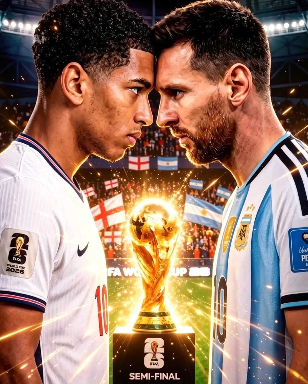 إنجلترا والأرجنتين نصف نهائي كأس العالم 2026