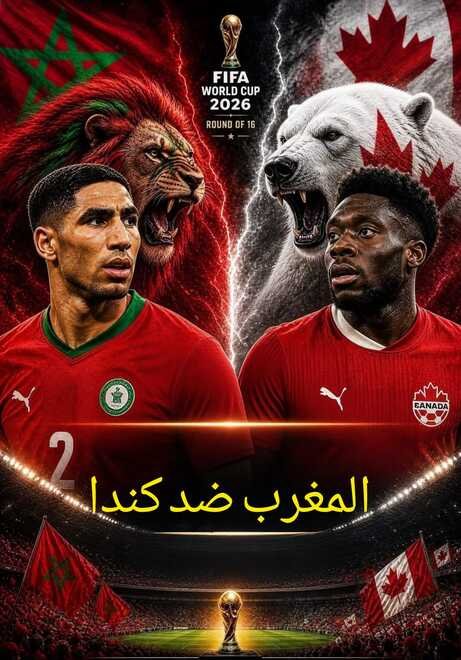 المغرب ضد كندا مباراة كأس العالم 2026