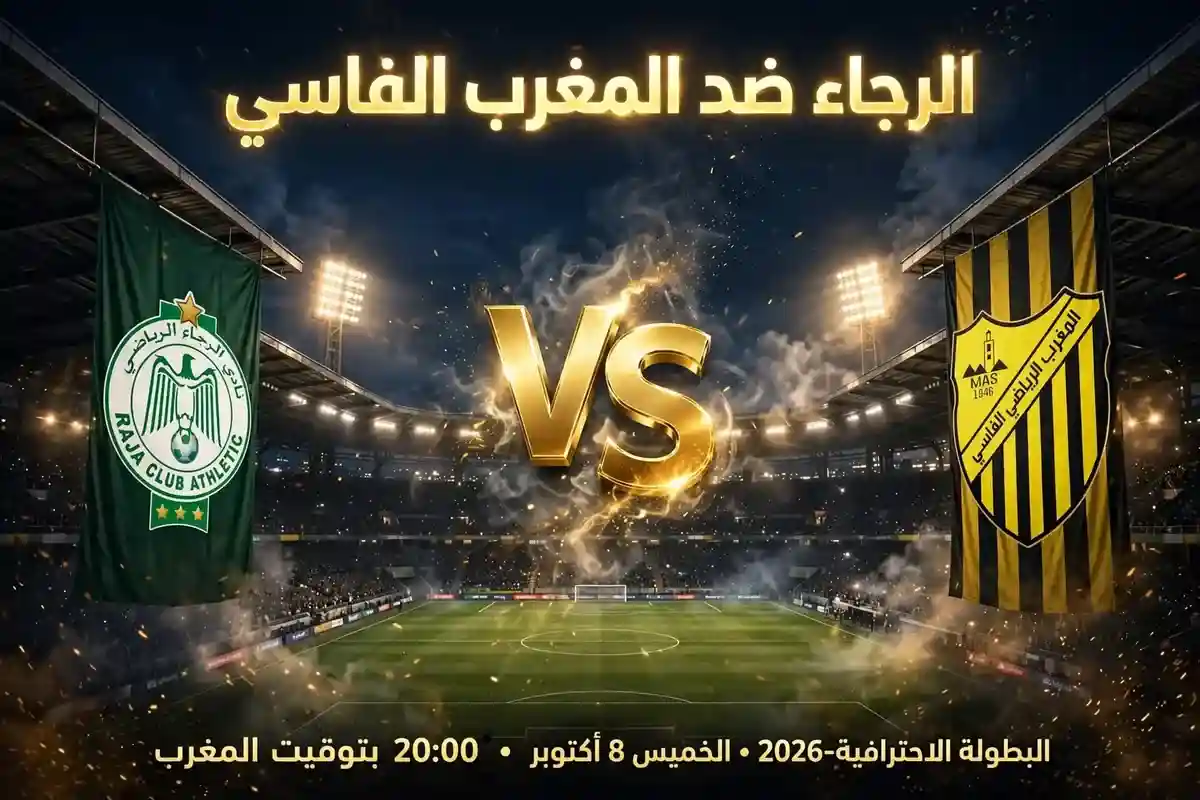 مباراة الرجاء والمغرب الفاسي